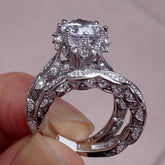 Elegant Zircon Crystal Ring
